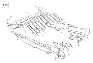 3.2A Narrow Type Multi-Blade Share (Narrow machines - 2005 onwards)