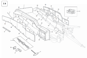 7.9 Doors, Guards and Wearplates (Open Front Star Machine - 2012 Onwards)