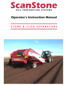 Destoner User Manual Cover