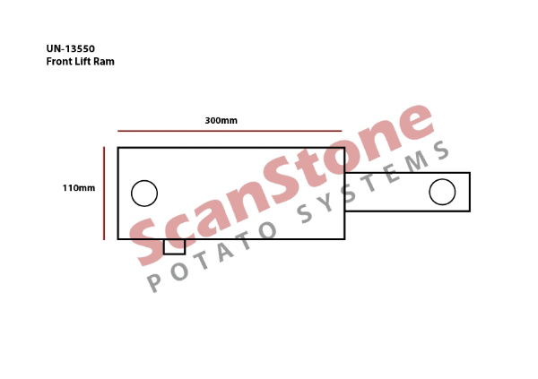 FRONT LIFT RAM (NOW USE UN-02956)