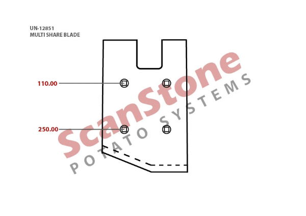 MULTI BLADE SHARE OUTER LH