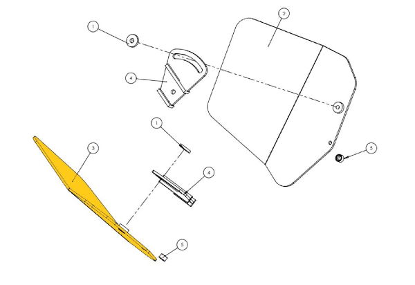 TAIL WELDMENT L/H