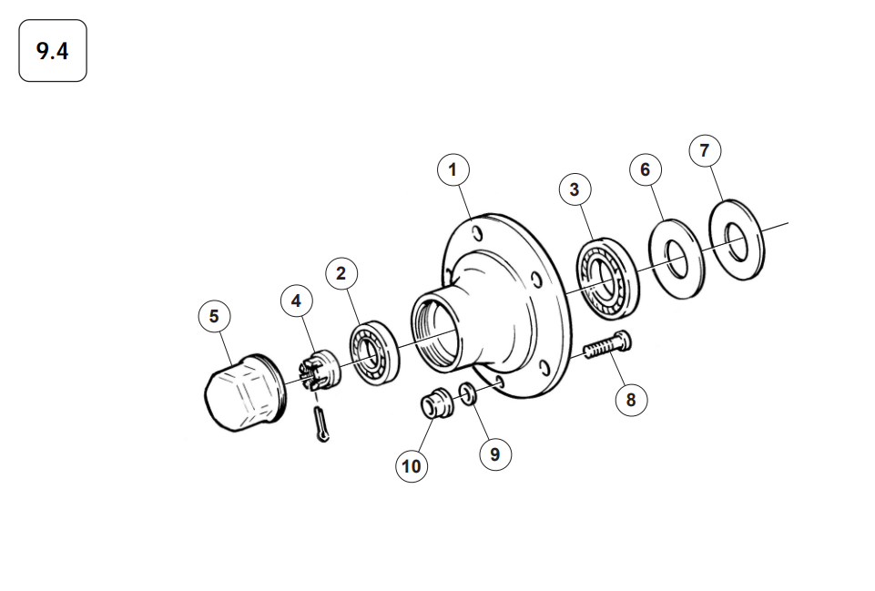 9.4 Hub Assembly (ROC Hub) Up to 2014