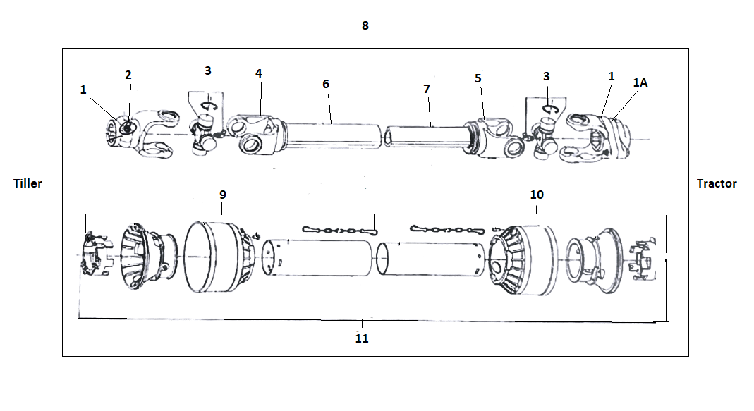 PTO Straddle or Pre-2016 Tiger - 20-20 Spline