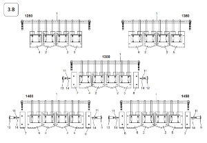 3.8 Share Config (Open front machines 1250 - 1450 wide)