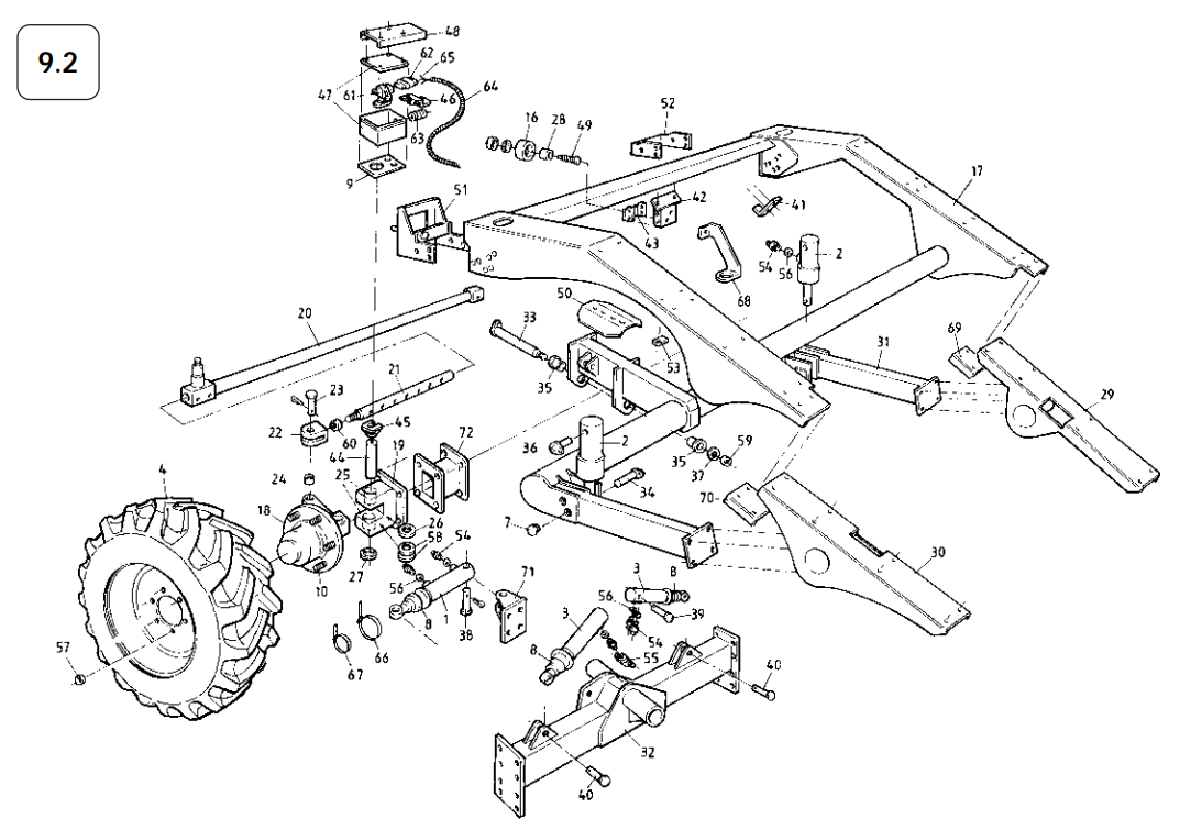 9.2 Axle Assembly (2005)